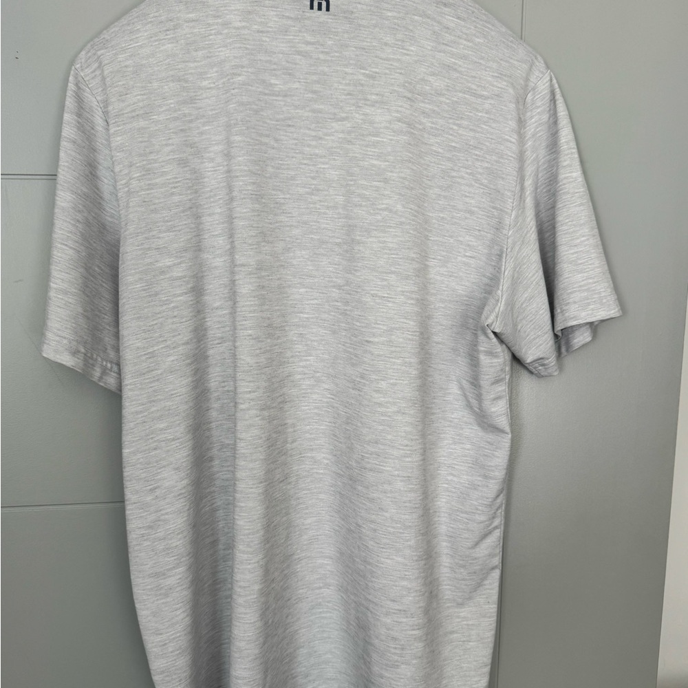 Men's Travis Mathew Light Gray Polo Shirt - Picture 5 of 6